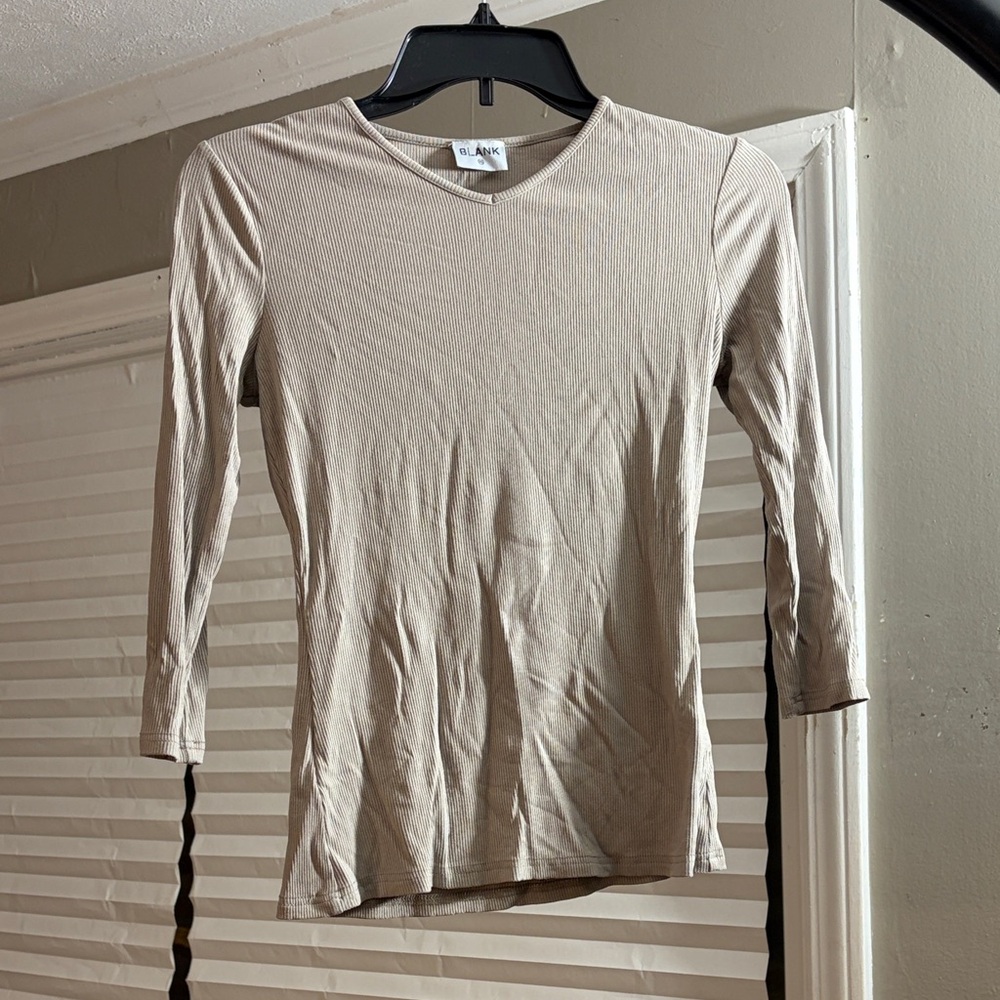 Beige Women's Top